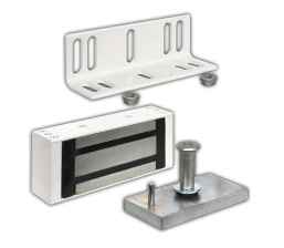 М1-150 с уголком (белый) замок электромагнитный на 150 кг