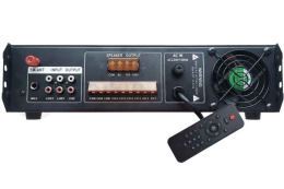 TSo-AA120MZ Компактный трансляционный микшер-усилитель 120 Вт, 6 зон, 100В, USB, SD карта, FM-тюнер, (1)