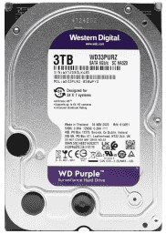 Жесткий диск WD Purple WD33PURZ, 3 Тб, HDD, SATA III, 3.5