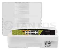 TSn-B6F2GP10G2S1 уличный коммутатор 6x100Мбит/с PoE портов + 2x1000Мбит/с PoE порта + 2x1000Мбит/с п