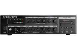 TSo-AA120MZ Компактный трансляционный микшер-усилитель 120 Вт, 6 зон, 100В, USB, SD карта, FM-тюнер,