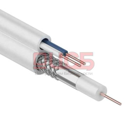 Кабель ККСВ-2х0,5  белый внутренний (100 м) 01-4001 REXANT