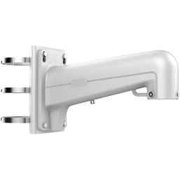 DS-1602ZJ-pole Кронштейн крепление на столб, белый, для скоростных поворотных купольных камер