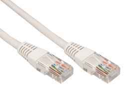 18-1010 патч-корд серый PVC 15м