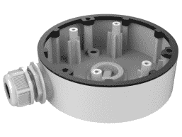 DS-1280ZJ-DM46 Монтажная коробка, белая, для купольных камер IPC-D5XX, IPC-D0XX, алюминий, 120×37.2м