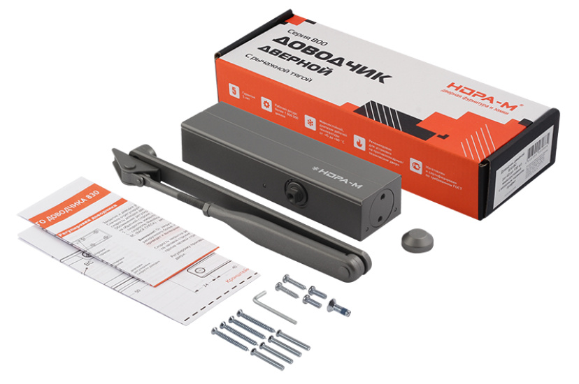 Доводчики дверные с функцией Back Check