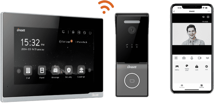 IPK05 Dnake Комплект IP-домофона