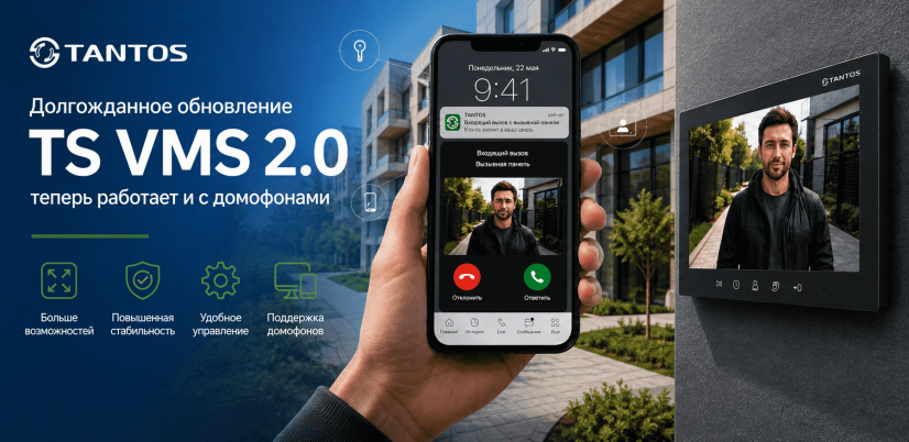 Долгожданное обновление - приложение 2в1: видеонаблюдение + домофония