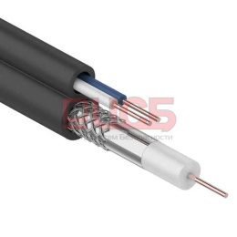 Экабель КВК-П-2х0,5  черный внешний (100м) (ККСП 01-4002)