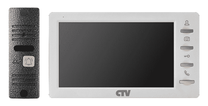 CTV-DP1701 S B Комплект видеодомофона