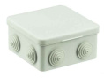 SQ1401-0112 распаячная коробка ОП 80х80х50мм, крышка, IP54, 7вх